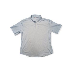 Western Rise Men's XL Polo Shirt Limitless Merino Wool Poly Blend Light Blue